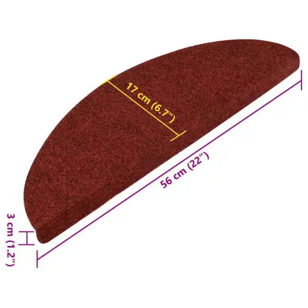 Iseliimuvad trepivaibad, 15 tk, punane, 56 x 17 x 3 cm – 9