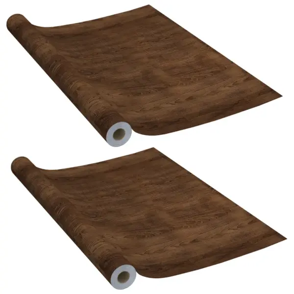 Iseliimuvad uksekiled, tume tamm, PVC, 2 tk, 210 x 90 cm – 2