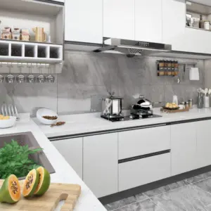 Iseliimuvad mööblikiled, 2 tk, valge PVC, 500 x 90 cm