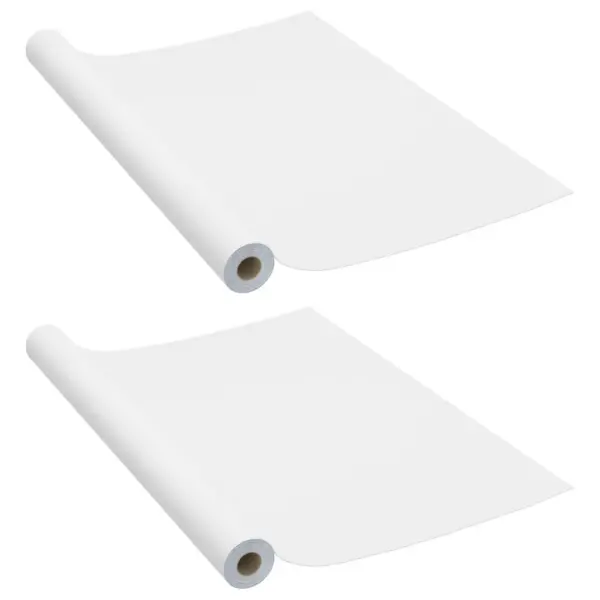 Iseliimuvad mööblikiled, 2 tk, valge PVC, 500 x 90 cm – 2
