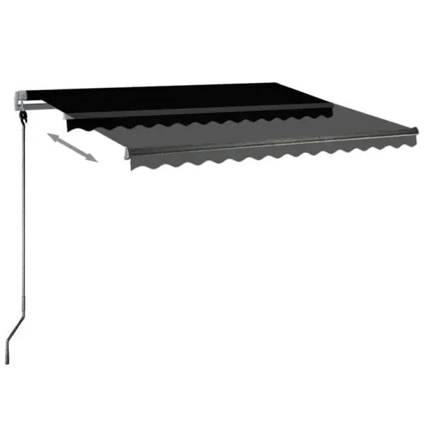 Iseseisev elektriline varikatus puldiga, antratsiithall, 350 x 250 cm - 5