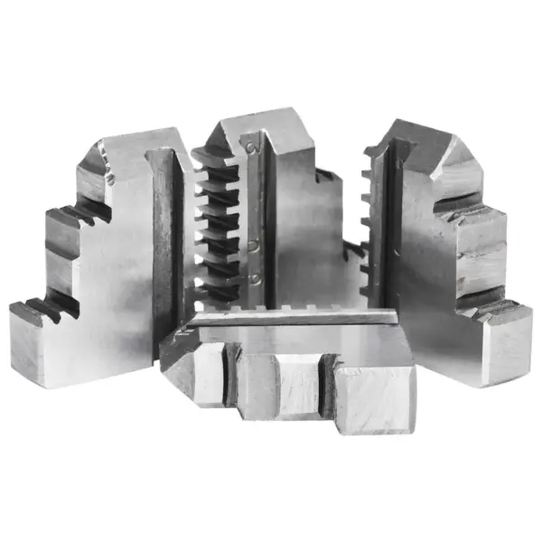 Isetsentreeruv treipingi padrun 4 haaratsiga, 125 mm, HT300 teras, hõbedane-must – 6