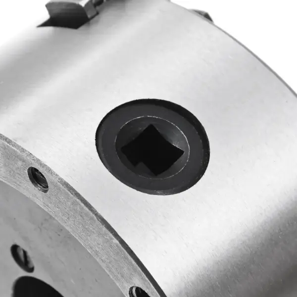 Isetsentreeruv treipingi padrun 4 haaratsiga, 125 mm, HT300 teras, hõbedane-must – 8