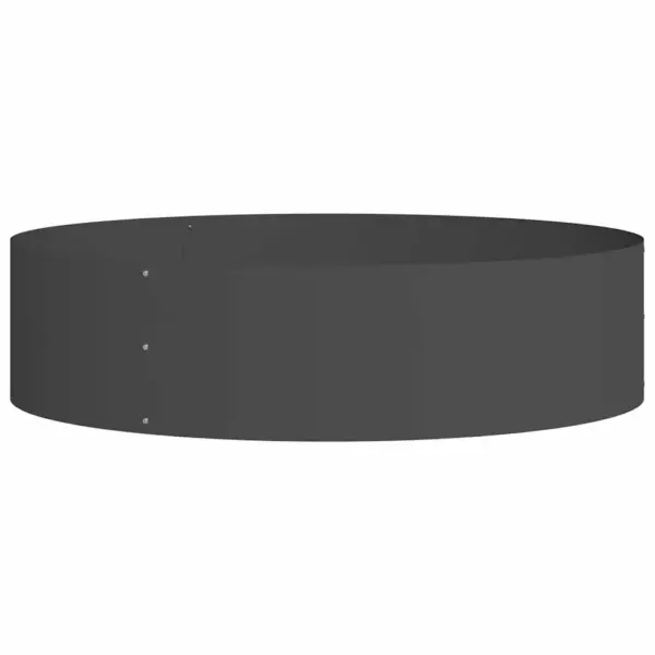 Aia istutusringid, 5 tk, must külmvaltsitud teras, 80 x 80 x 20 cm – 5