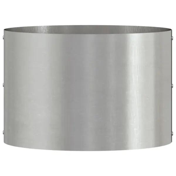 Istutusrõngaste komplekt, 5 tk, roostevaba teras, hõbedane, 30 x 30 x 20 cm – 6