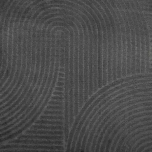 Ümmargune antratsiithall vaip IZA, lühikese narmaga, Ø 80 cm – 9