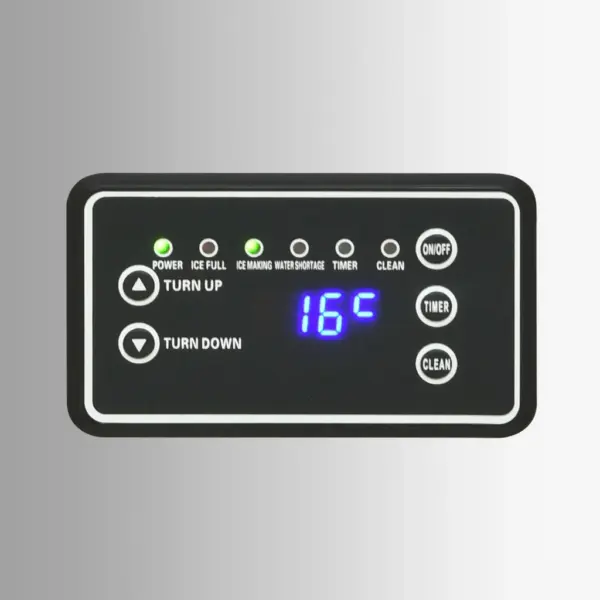 Jäämasin roostevabast terasest, hõbedane, 45 kg/24 h – 7