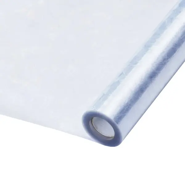 Staatiline jäätunud aknakile 3D vikerkaare mustriga, 3 rulli, läbipaistev PVC, laius 60 cm – 2