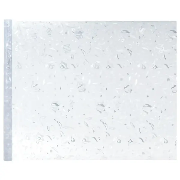 Jäätunud aknakile lillemustriga, staatiline PVC, 4 tk, 90 x 500 cm – 4