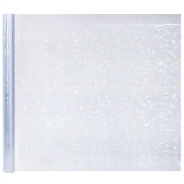 Staatilised jäätunud aknakiled privaatsuseks, 3D vikerkaaremuster, 5 tk, PVC, 60 x 2000 cm – 4