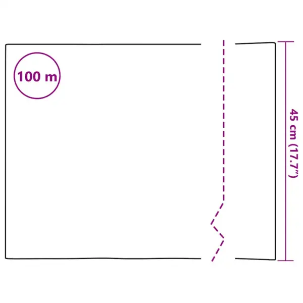 Iseliimuvad jäätunud aknakiled, matt hall PVC, 45 x 2000 cm, 5 tk komplekt plastkaabitsatega – 10