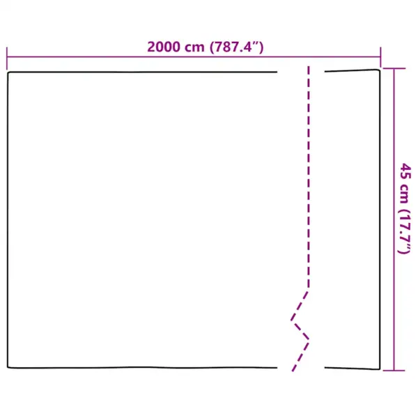Jäätunud bambusmustriga staatiline aknakile, 4 tk, PVC, 45 x 500 cm – 8