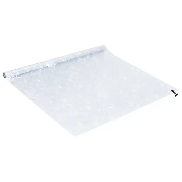 Aknakilede komplekt privaatsuseks, jäätunud lillemustriga, PVC, 4 tk, 60 x 500 cm – 5