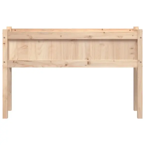 Jalgadega puidust taimekastid, 2 tk, töötlemata männipuit, 110 x 31 x 70 cm – 5