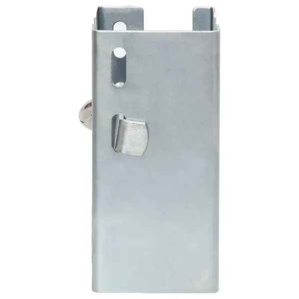 Terasest järelhaagise lukk 2 võtmega, hõbedane, 11 x 11 x 23,5 cm – 2