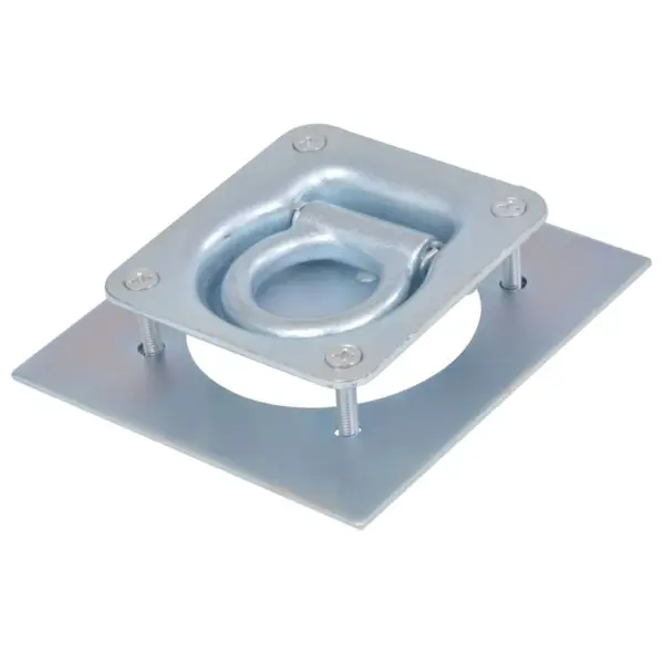 Järelkäru sidumisrõngad tagaplaatidega, 6 tk, tsingitud teras, 2000 kg – 4