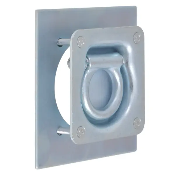 Järelkäru sidumisrõngad tagaplaatidega, 6 tk, tsingitud teras, 2000 kg – 5