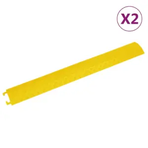 PVC kaablikaitse kaldteed, kollane, 2 tk, 98,5 cm, kuni 2 t