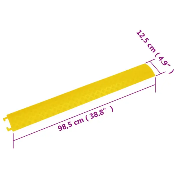 PVC kaablikaitse kaldteed, kollane, 2 tk, 98,5 cm, kuni 2 t – 10