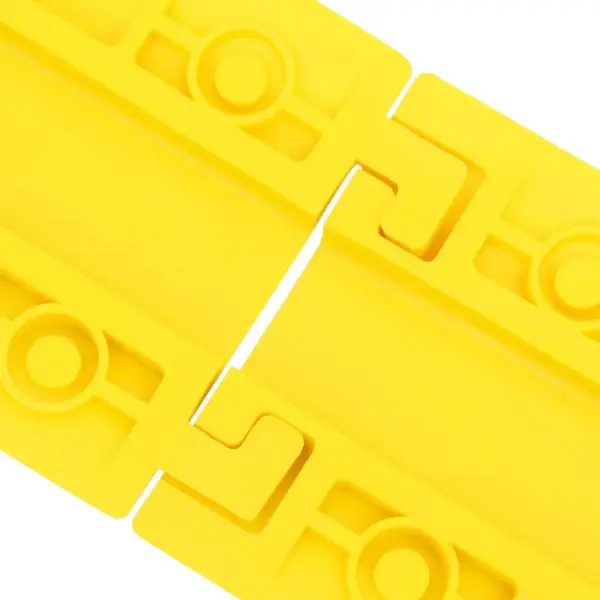 Kaablikaitse kaldteed juhtmetele, PVC, kollane, 4 tk, 98,5 cm – 5