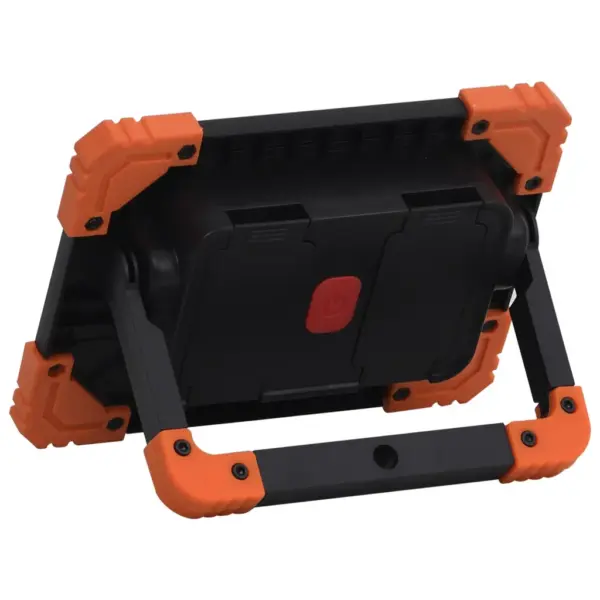 Kaasaskantav LED-töövalgusti 10 W, külm valge, ABS, must ja oranž – 6