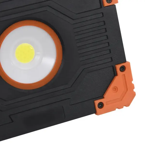 Kaasaskantav LED-töövalgusti 10 W, külm valge, ABS, must ja oranž – 8