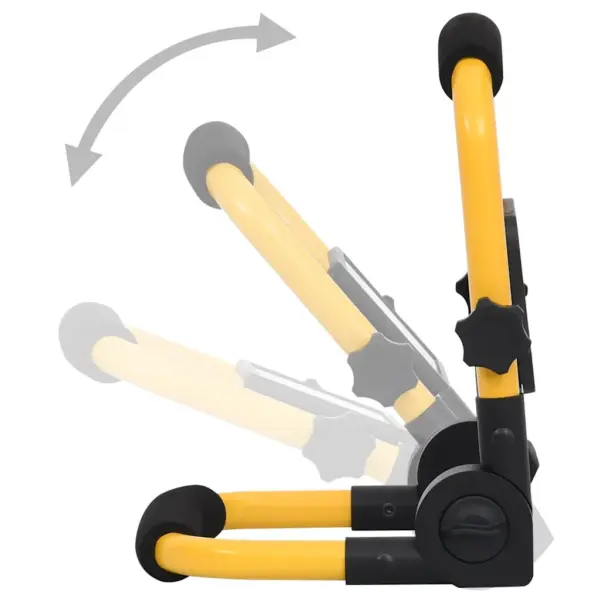 Käepidemega LED töölamp, soe valge valgus, 10 W, 700 lm, must-kollane – 8