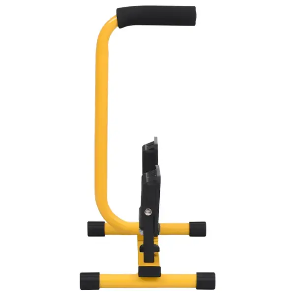 Käepidemega kahekordne LED-töölamp 2 x 20 W, külm valge, must-kollane – 6