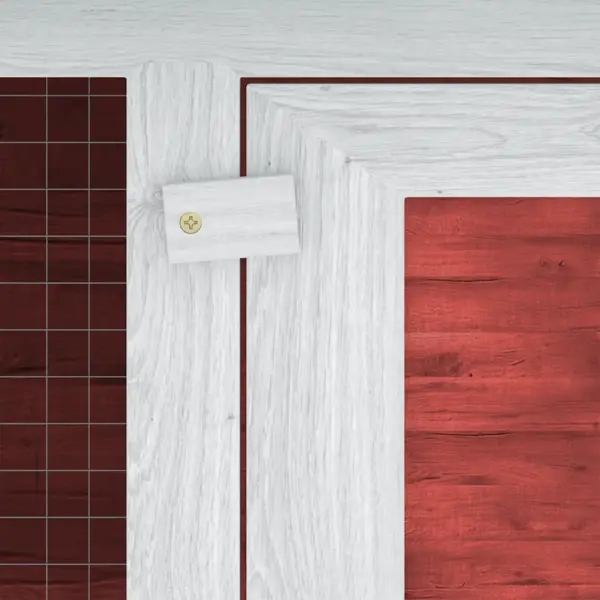 Ilmastikukindel kahekorruseline küülikupuur rohelise katusega, valge ja punane nulupuit, 130 x 68 x 105 cm – 9