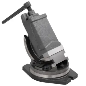 Kaheteljelised kallutatavad kruustangid, 100 mm haarats, hall malm, 0–90°