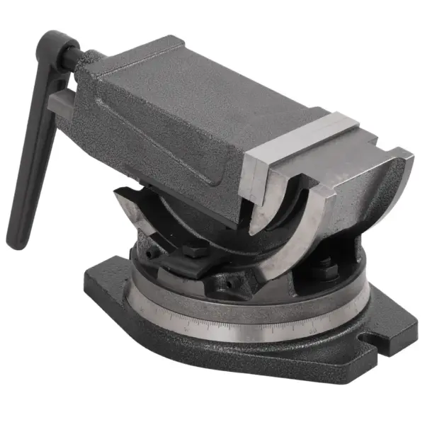 Kaheteljelised kallutatavad kruustangid, 100 mm haarats, hall malm, 0–90° – 4