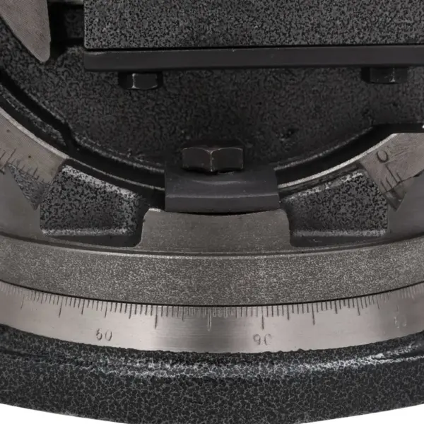 Kaheteljelised kallutatavad kruustangid, 100 mm haarats, hall malm, 0–90° – 9