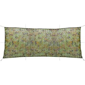 Kaitsevärvi peitevõrk kandekotiga, roheline, 1,5 x 4 m