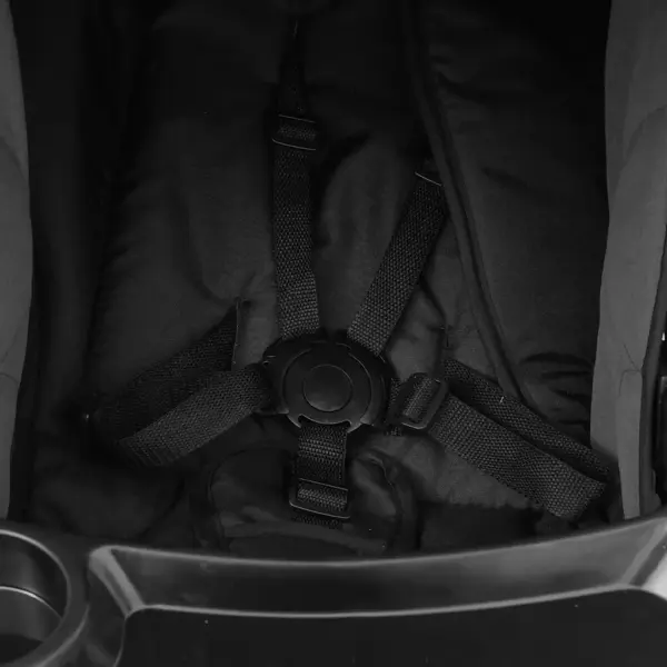 Kaks-ühes laste jalutuskäru reguleeritava seljatoega, tumehall ja must, terasraam, 78,5 x 49 x 102 cm, kandevõime 15 kg – 10