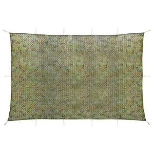 Kamuflaaž peitevõrk hoiukotiga, roheline Oxford-kangas, 5 x 7 m