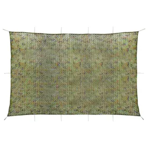 Kamuflaaživärvi peitevõrk hoiukotiga, 4 x 7 m, roheline, polüester oxford-kangas