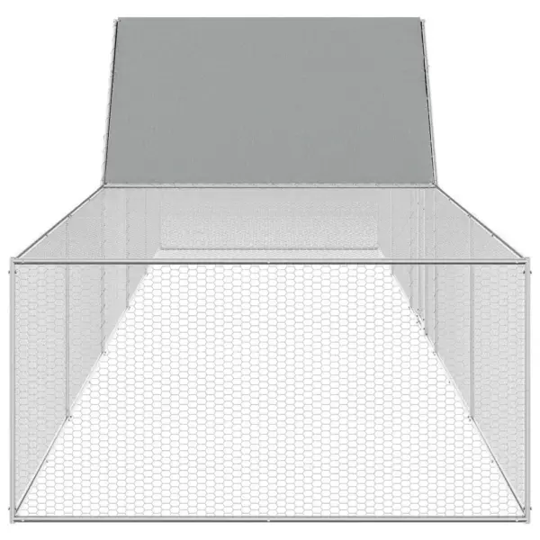 Kanade väliaedik veekindla katusega, tsingitud teras, 10 x 2 x 2 m – 4