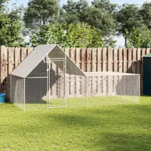 Kanakuut veekindla katusega, tsingitud terasest, 4 x 2 x 2 m