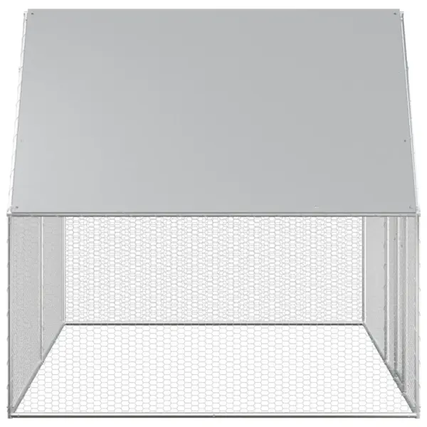 Kanakuut veekindla katusega, tsingitud terasest, 4 x 2 x 2 m – 5