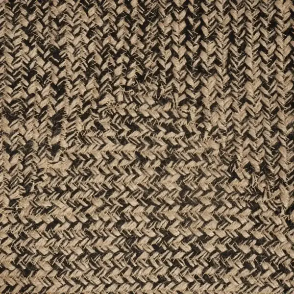 Kandiline džuutalavaip, looduslik ja must, 240 x 240 cm – 8