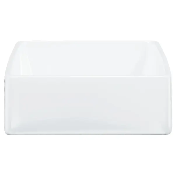 Kandiline keraamiline valamukauss, valge, kapi peale, 37 x 37 x 13 cm – 5