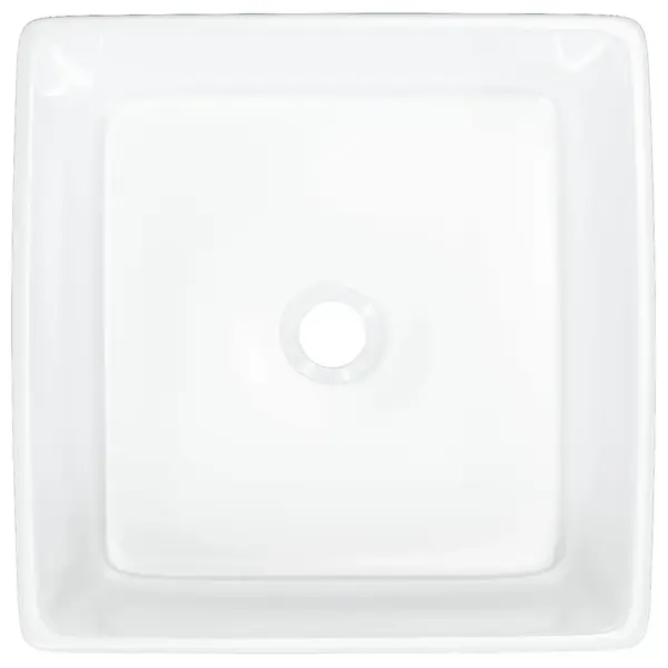 Kandiline keraamiline valamukauss, valge, kapi peale, 37 x 37 x 13 cm – 6