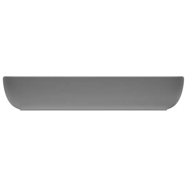 Kandiline keraamiline valamu, matt tumehall, 71 x 38 cm, kapi peale – 4