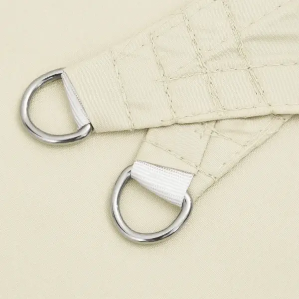 Veekindel UV-kaitsega oxford-kangast kandiline päikesepuri, 4,5 x 4,5 m, kreemjasvalge – 5