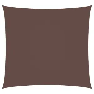 Veekindel kandiline päikesepuri, pruun, 2 x 2 m, PU-kattega oxford-kangas