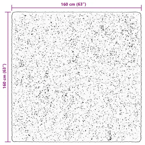 Kandiline pruun polüestrist vaip Huarte, libisemisvastane, 160 x 160 cm – 10