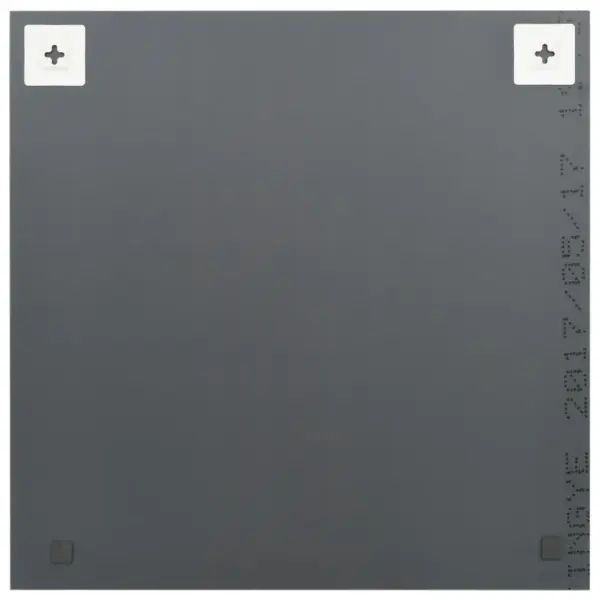 Kandilised seinapeeglid, 2 tk, klaasist, hõbedased, 50 x 50 cm – 3