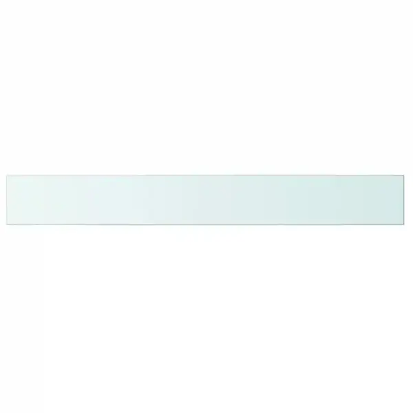 Karastatud klaasriiulid, 2 tk, läbipaistvad, 100 x 12 cm – 3