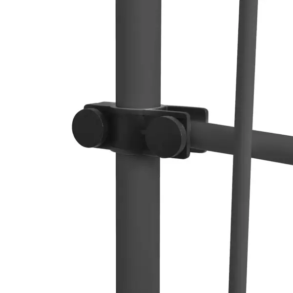 Käsitsi sissetõmmatav terrassi varikatus LED-valgustusega, 300 cm, antratsiithall – 6