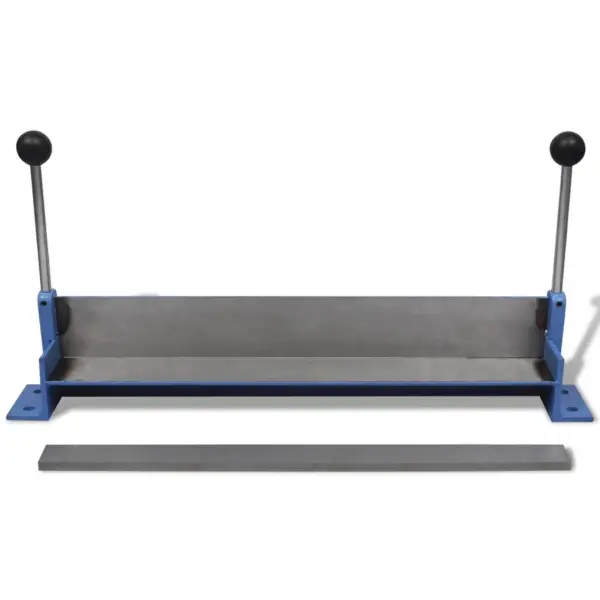 Käsitsi kasutatav teraslehtede painutusseade, tööpingile kinnitatav, 450 mm – 2